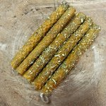 Свеча из вощины 13 см с Полынью (очищение)