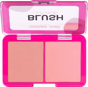 VS Румяна палетка "Naturel" 02,  пыльно-розовый-розовый