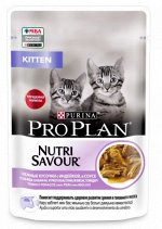 Pro Plan Junior влажный корм для котят Индейка в соусе 85гр пауч АКЦИЯ!