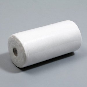 Полотенце "Спанлейс", 35 х 70, 40 г/м2, белое, в рулоне 100 шт.