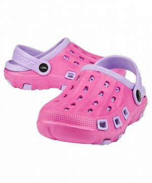 Обувь для пляжа Crabs Raspberry/Lilac, для девочек, 24-29, детский