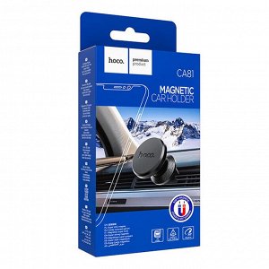 Держатель автомобильный Hoco CA81 Ligue Air vent magnetic car holder (black)