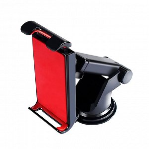 Держатель автомобильный для планшета на присоске 02 (black/red)