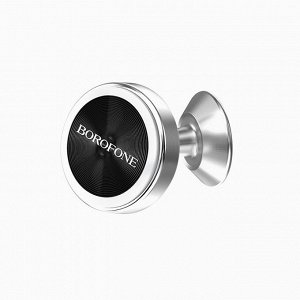 Держатель автомобильный Borofone BH5 Platinum metal magnetic in-car holder for dashboard (silver)