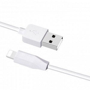 Кабель USB - Apple lightning Hoco X1 Rapid  300см 2,4A (white)