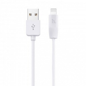 Кабель USB - Apple lightning Hoco X1 Rapid  200см 2,4A (white)