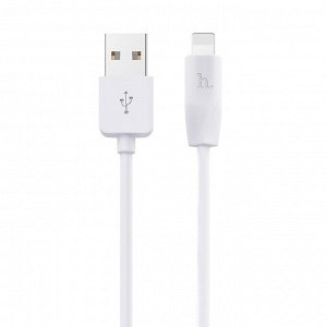 Кабель USB - Apple lightning Hoco X1 Rapid  300см 2,4A (white)