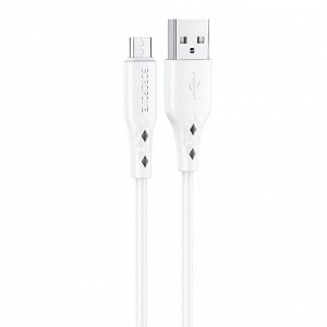 Кабель USB - micro USB Borofone BX48, 100 см (white)