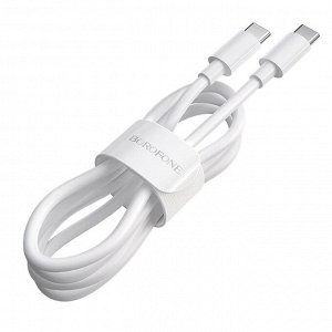 Кабель Type-C - Type-C Borofone BX44  200см 5A (white)