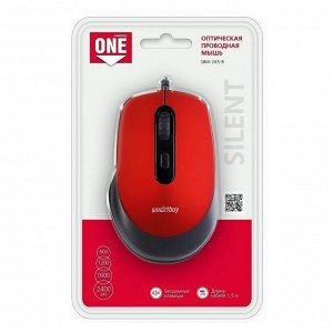 Мышь оптическая Smart Buy SBM-265-R беззвучная (red)