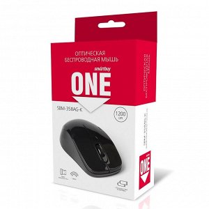 Мышь оптическая беспроводная Smart Buy SBM-358AG-K ONE (black)