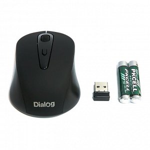 Мышь оптическая беспроводная Dialog Pointer MROP-05U (black)