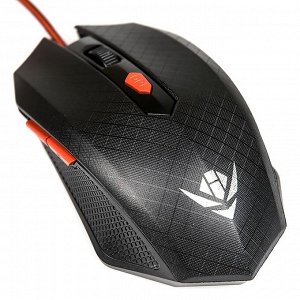 Мышь оптическая Nakatomi Gaming mouse MOG-08U (black) игровая