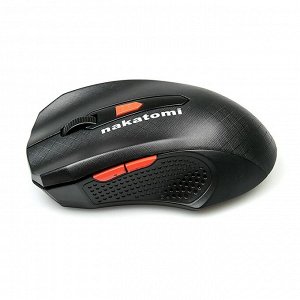 Мышь оптическая беспроводная Nakatomi Navigator MRON-07U (black)