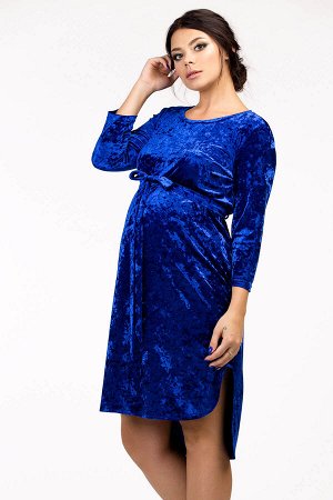Праздничное платье для беременных из велюра