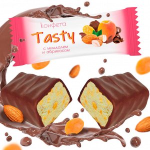 Tasty Kingdom Конфета «Tasty с миндалем и абрикосом в молочном шоколаде»