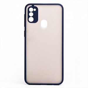 Чехол-накладка - PC041 для "Samsung SM-M215G Galaxy M21 2021 Edition" (dark blue/black)