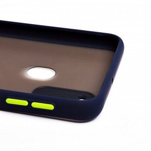Чехол-накладка - PC041 для "Samsung SM-M215G Galaxy M21 2021 Edition" (dark blue/black)