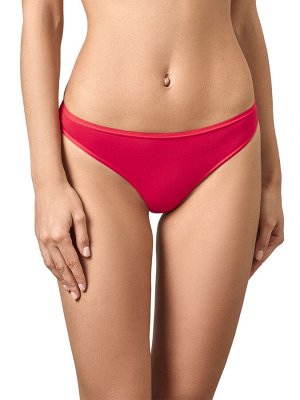 LUI et ELLE EC0133 rouge Женские трусы стринги классическая посадка, ультра тонкая и мягкая резинка