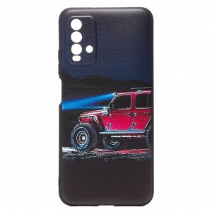 Чехол-накладка SC185 для "Xiaomi Redmi 9T" (black/red) (013)