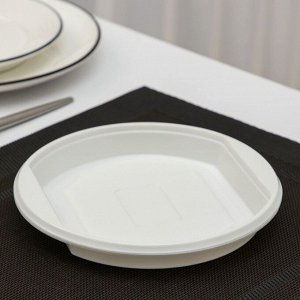 СИМА-ЛЕНД Набор одноразовой посуды «Биг-Пак №1», 6 персон, цвет белый