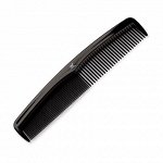 Расчёска для стрижек TNL, зауженная комбинированная(180 мм, черная)