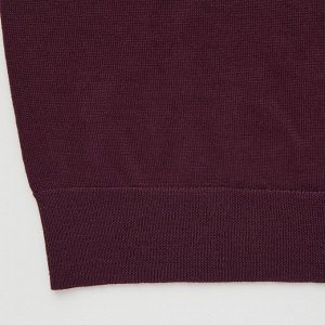 UNIQLO Мериносовый свитер, пурпурный
