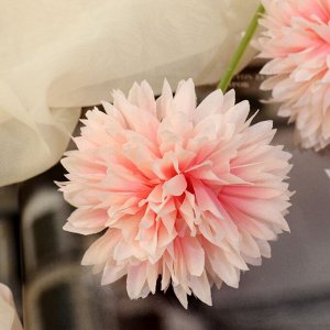 Цветы искусственные &quot;Хризантема махровая&quot; 68х9 см, розовый