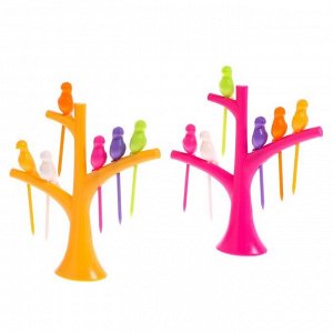Развивающий набор «Птички на дереве», сортер, 2 дерева, 12 птичек