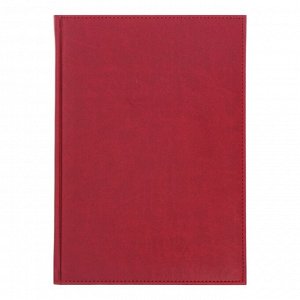 Calligrata Ежедневник недатированный А4, 160 листов «Вивелла», обложка искусственная кожа, бордовый