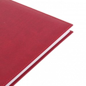 Ежедневник недатированный А4, 160 листов «Вивелла», обложка искусственная кожа, бордовый