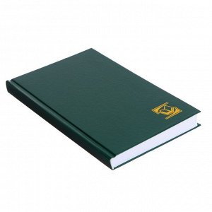Ежедневник недатированный А5, 128 листов, бумвинил, зеленый