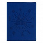 Премиум-дневник универсальный, для 1-11 класса Vivella &quot;Школа&quot;, обложка искусственная кожа, синий