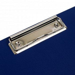 Calligrata Планшет с зажимом А3, 420 х 300 мм, бумвинил, с металлическими уголками, цвет синий (клипборд)