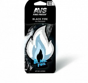Ароматизатор AVS Fire Fresh, "Чёрный огонь" бумажный