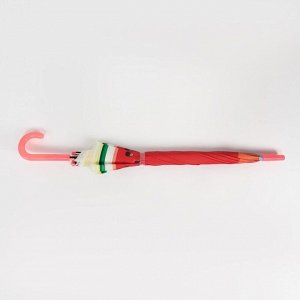 Зонт - трость полуавтоматический «Вкусняшки», 8 спиц, R = 45 см, цвет МИКС