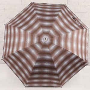 Зонт - трость полуавтоматический, ветроустойчивый, «Вивьен», 8 спиц, R = 52 см, цвет МИКС