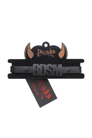 Чокер с шипами PECADO BDSM, натуральная кожа / арт. 03413