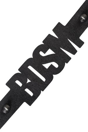 Чокер с шипами PECADO BDSM, натуральная кожа / арт. 03413