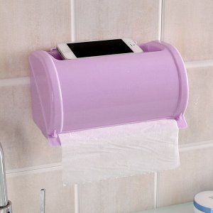 Держатель двойной для туалетной бумаги/салфеток/Органайзер для туалетной бумаги