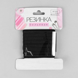 Резинка вязаная, 7 мм, 3,5 ± 0,5 м, цвет белый