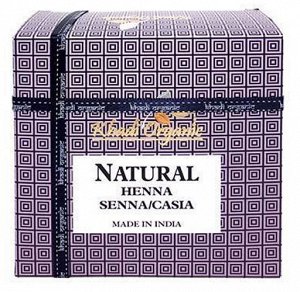 Хна натуральная бесцветная Кхади Natural Henna Senna/Casia Khadi Organic 100 гр.