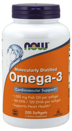 Омега 3 Omega-3 1000 mg NOW 200 капс.