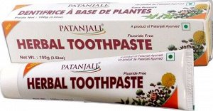 Зубная паста травяная Патанджали Herbal Toothpaste Patanjali 100 гр.