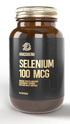 Селен Selenium 100 mсg GRASSBERG 60 капс.