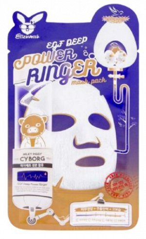 Маска для лица тканевая с EGF deep power ringer mask pack Elizavecca