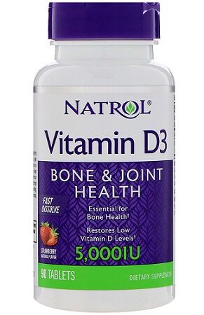 Витамин Д3 Vitamin D3 5000 Natrol 90 таб.