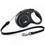 Flexi рулетка New Classic S (до 12 кг) 8 м трос черная