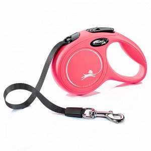 Flexi рулетка New Classic XS (до 12 кг) 3 м лента красная