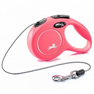 Flexi рулетка New Classic XS (до 8 кг) 3 м трос красная